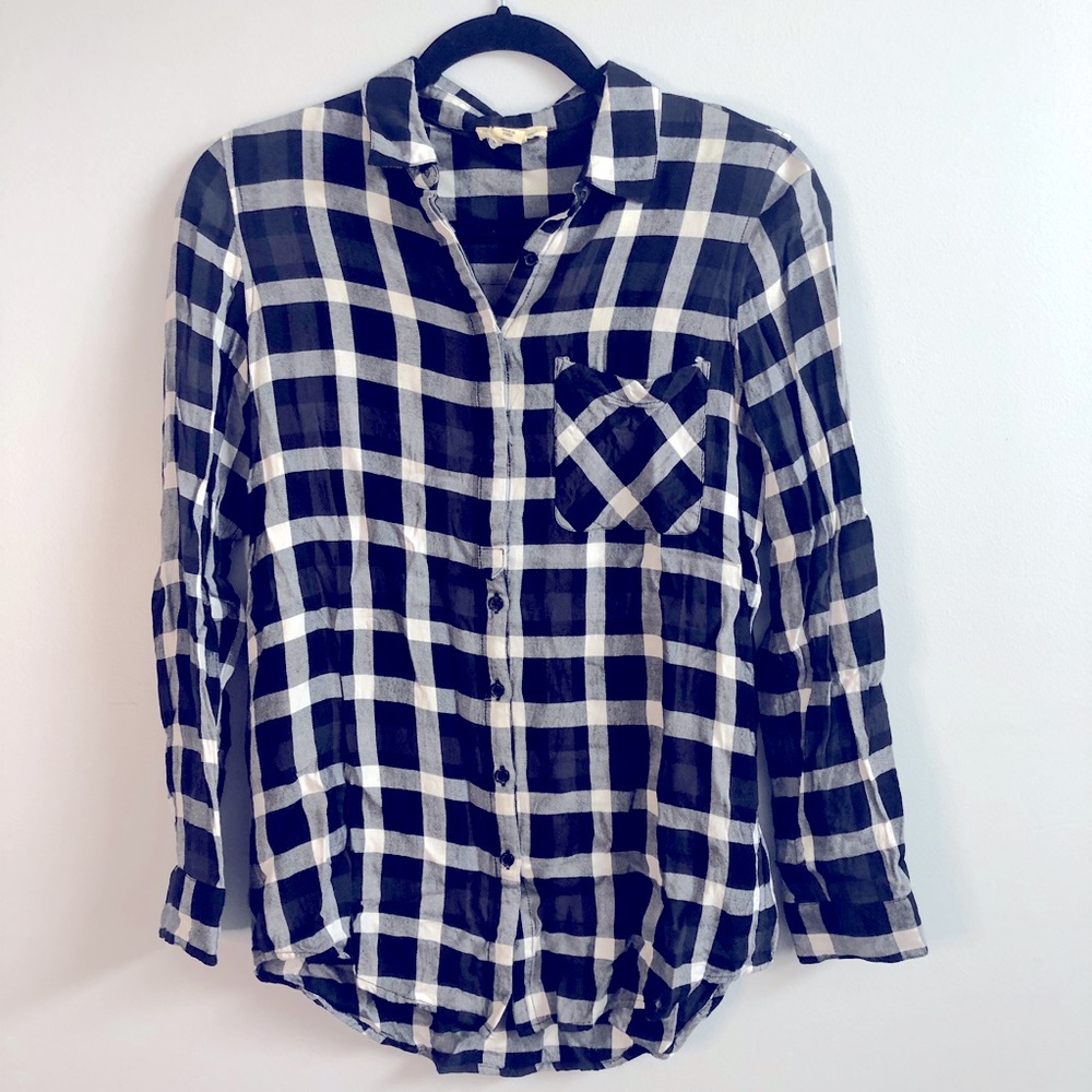 Artisan NY Plaid Top